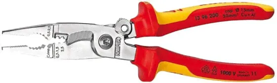 Инструмент для работы с кабелем Knipex Многофункциональные клещи 13 96 200 - 20 см - 280 г-1