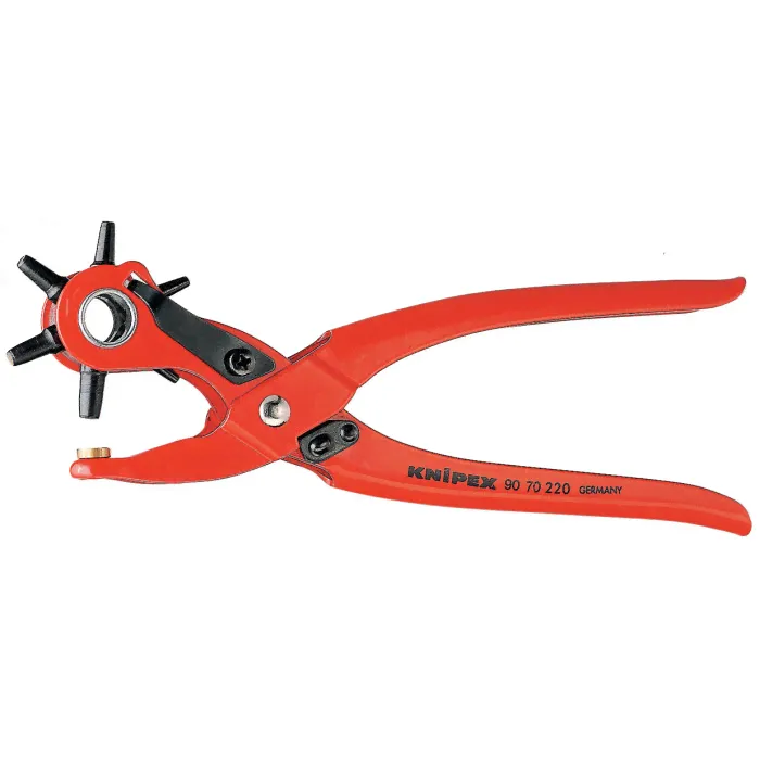 KN-9070220 Клещи просечные с револьверной головкой KNIPEX-0