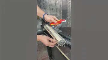 Нож с пяткой от Knipex в действии 😎👍