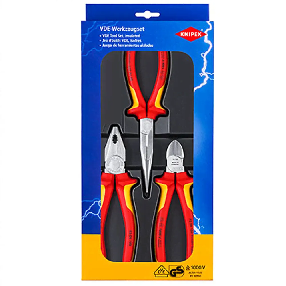 Knipex KN-002012 Набор в ложементе электроизолированных инструментов-0