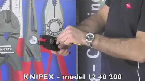 Щипцы для зачистки электропроводов KNIPEX 1240200