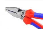 Плоскогубцы KNIPEX 02 02 200, особой мощности, двухкомпонентные ручки, 200 мм KN-0202200