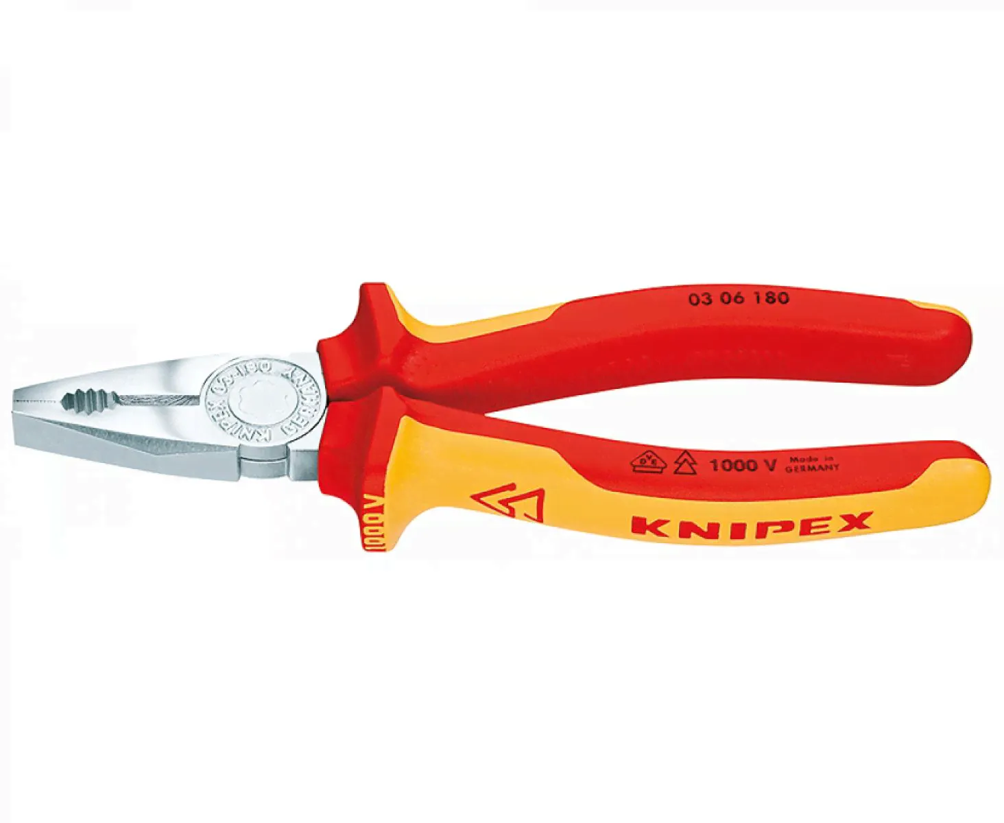 KN-0306160 Плоскогубцы комбинированные, 160 мм, KNIPEX