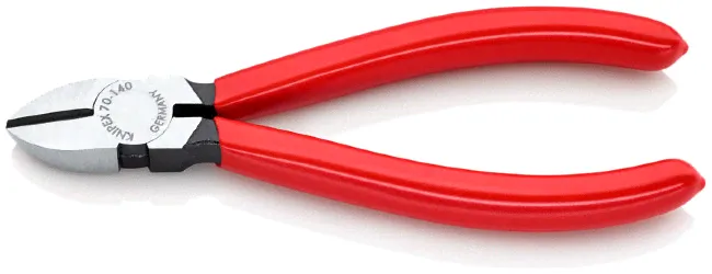 Кусачки боковые фосфатированные, черного цвета 140 мм, KNIPEX, ( KN-7001140 )-0