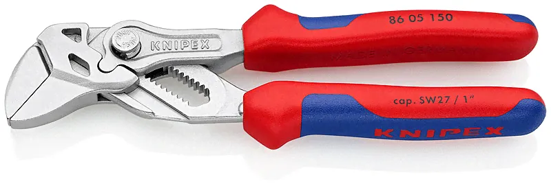 Переставные мини-клещи KNIPEX хромированные 150 мм, Knipex KN-8605150-0