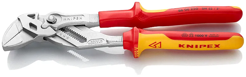 Клещи переставные-гаечный ключ хромированные 250 мм, KNIPEX, ( KN-8606250 )