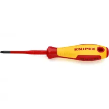 Knipex KN-982501SLS. Тонкая отвертка для винтов с шлицем PlusMinus PZ KNIPEX 98 25 01 SLS