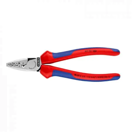 Пресс-клещи обжимные 180 мм Knipex (KN-9772180) для опрессовки контактных гильз