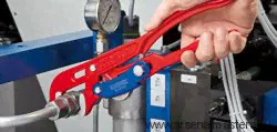 Клещи трубные с S-образным смыканием губок (Ключ трубный) KNIPEX KN-8361015