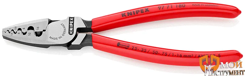 9771180 Инструмент для обжима KNIPEX-0