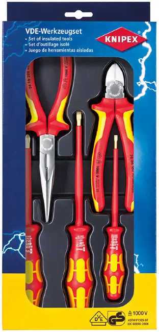 Набор электроизолированных инструментов VDE KNIPEX, Knipex KN-002013