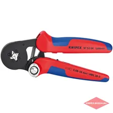 Самонастраивающийся инструмент для опрессовки контактных гильз KNIPEX KN-975304