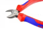 Бокорезы KNIPEX 70 02 140, полированные, двухкомпонентные чехлы, 140 мм KN-7002140