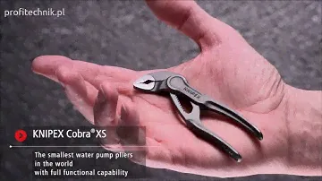 Knipex - szczypce nastawne do rur Cobra® XS, 87 00 100
