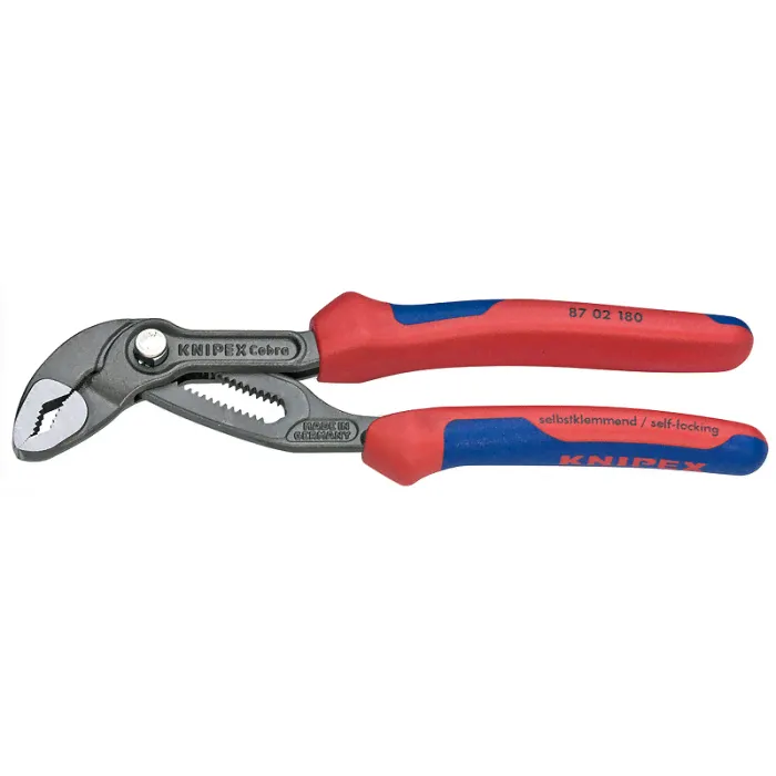 KN-8702180 Высокотехнологичные сантехнические клещи Cobra®, 180 мм, KNIPEX