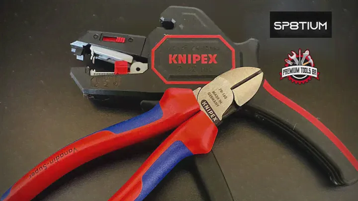 Unboxing Alicates Knipex recebidos da SP8TIUM, Knipex super  70 02 160 e Knipex stripper 12 62 180