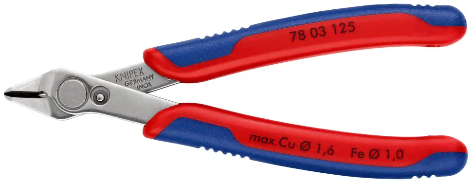 Бокорезы прецизионные для тонких работ 125 мм KNIPEX KN-7803125