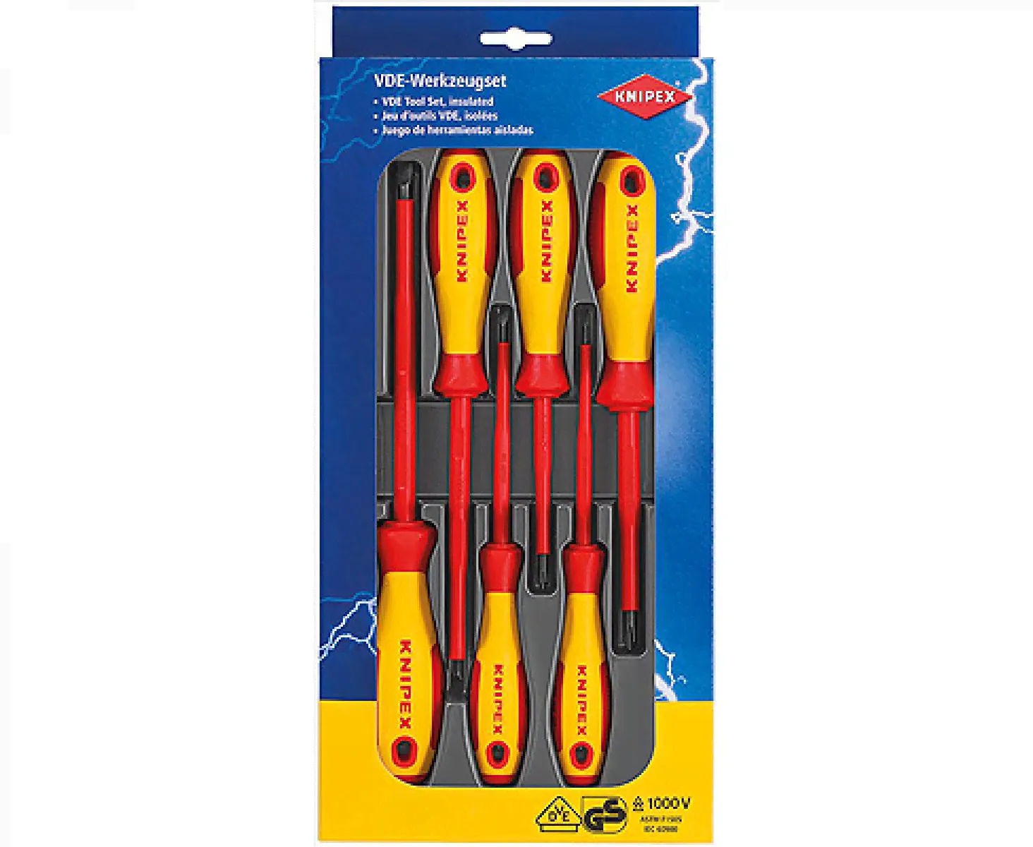 Набор отверток 6 предметов KNIPEX KN-002012V01-0