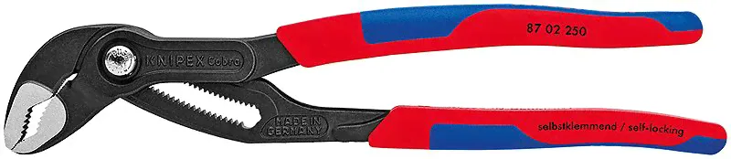 Ключ переставной сантехнический 250мм Ø50мм Cobra KN-8702250 KNIPEX