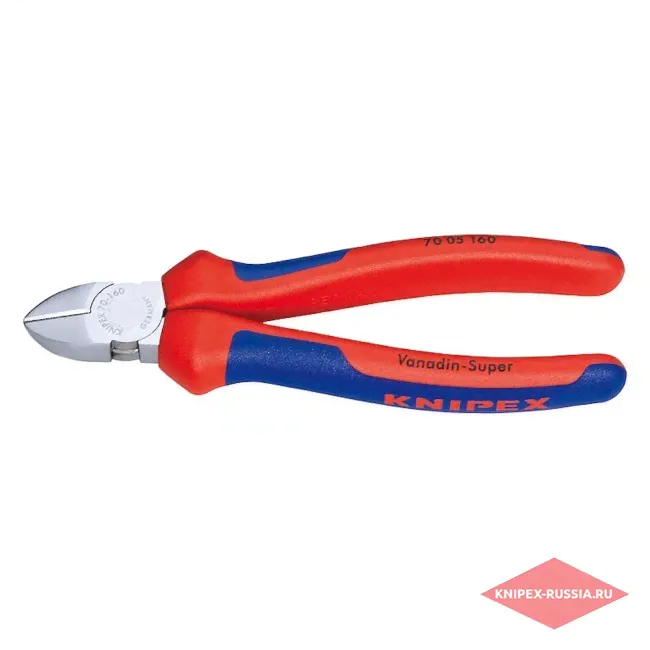 Кусачки боковые хромированные 160 мм KNIPEX KN-7005160-0