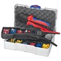 Набор Knipex пресс-клещи 975304 стриппер 1240200, кабельные наконечники в кейсе TANOS MINI-systainer