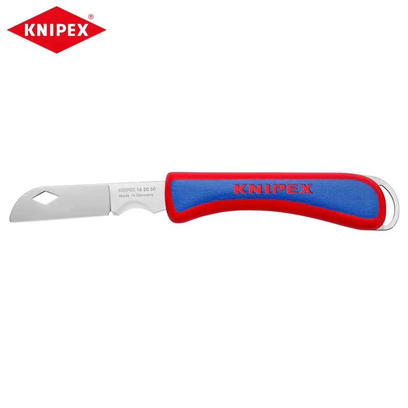 KNIPEX 16 20 50 SB Складной нож Универсальный прочный нож для электриков-0