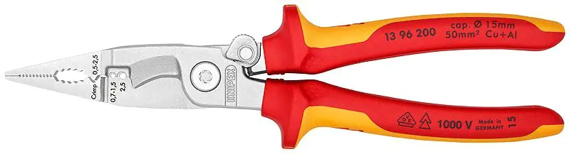 Клещи KNIPEX электромонтажные VDE KN-1396200