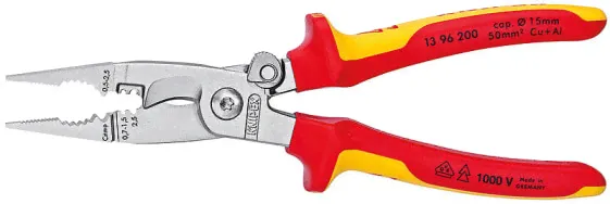 Инструмент для работы с кабелем Knipex Многофункциональные клещи 13 96 200 - 20 см - 280 г