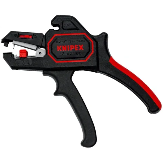 Стриппер KNIPEX KN-1262180 для удаления изоляции 0.2 - 6 мм² и резки кабеля до 2.5 мм²