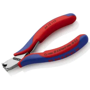 Кусачки торцевые Knipex для электроники без фаски 115мм-0
