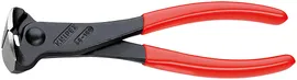 KN-6801180 Кусачки торцевые, 180 мм, фосфатированные, обливные ручки KNIPEX