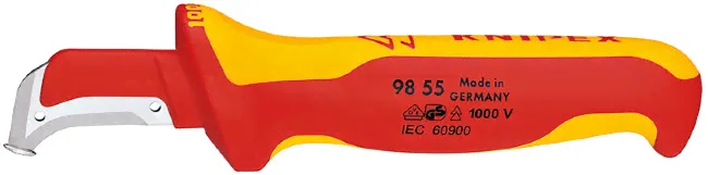 Нож для удаления изоляции 180 мм, Knipex KN-9855