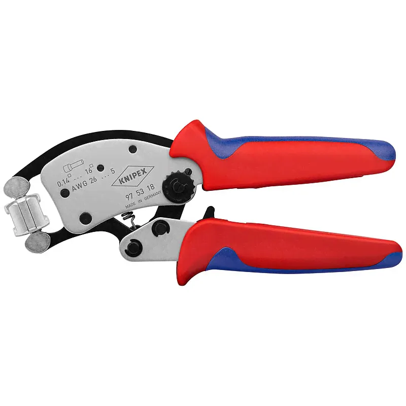 KN-975318 Клещи для опрессовки контактных гильз Twistor16 KNIPEX