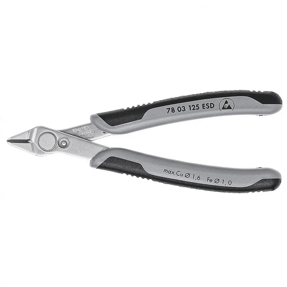 Knipex KN-7803125ESD Кусачки для электроники прецизионные антистатические