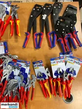 Ручной инструмент Knipex и Würth - 270 шт - смесительные боковые зажимные клещи, плоскогубцы, VDE, разводные ключи и другие