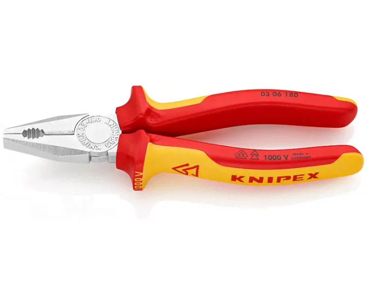 Плоскогубцы комбинированные KNIPEX KN-0306180