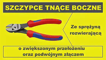 📌 Szczypce tnące boczne o dużej wytrzymałości Knipex TwinForce 73 72 180 F