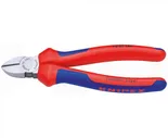 Бокорезы KNIPEX 7002160 160мм диагональные, ручки с двухцветными многокомпонентными чехлами (KN-7002160)