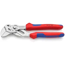 Клещи переставные-гаечный ключ , хромированные 180 мм 8605180TBK KNIPEX