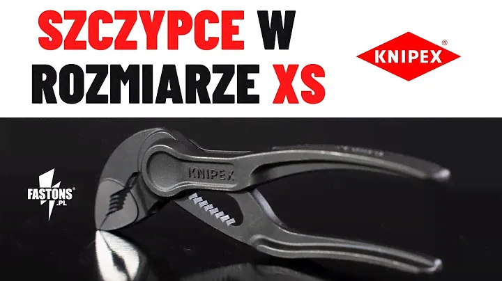 Szczypce rozmiaru XS - KNIPEX Cobra 87 00 100 | Fastons