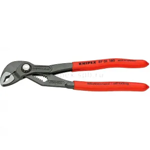 Knipex KN-8701180. Высокотехнологичные сантехнические клещи Cobra®, 180 мм, KNIPEX 87 01 180-0