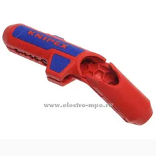 И5814. Инструмент KN-169501SB ErgoStrip для снятия изоляции 0,2-4кв.мм (Knipex)