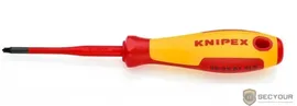 KNIPEX Отвёртка (тонкая) PlusMinus Pozidriv® 187 мм { Длина235 Ширина28 Высота30} [KN-982501SLS]