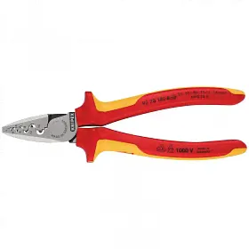 Пресс-клещи для обжима контактных гильз Knipex Vde 180мм (KN-9778180)