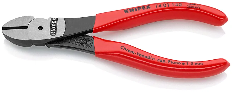 Бокорезы фосфатированные усиленные 140 мм Knipex KN-7401140