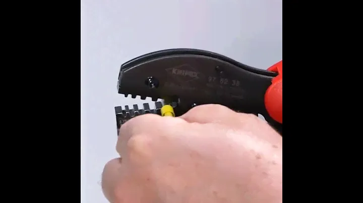 KNIPEX 97 52 38 PreciForce® Crimping Pliers (silent demo)