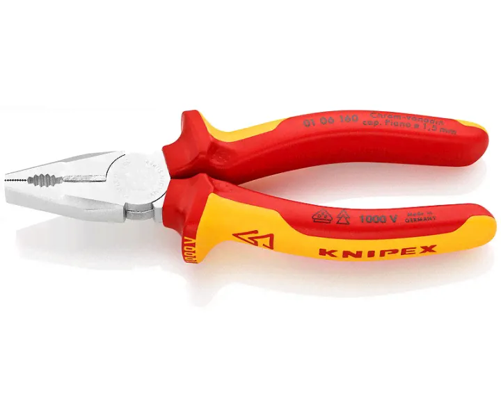 Плоскогубцы комбинированные KNIPEX KN-0106160