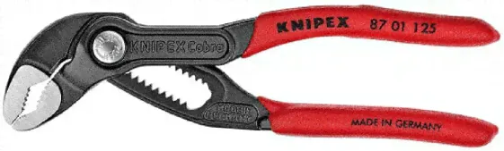 Высокотехнологичные сантехнические клещи Knipex Cobra 87 01 125 KN-8701250