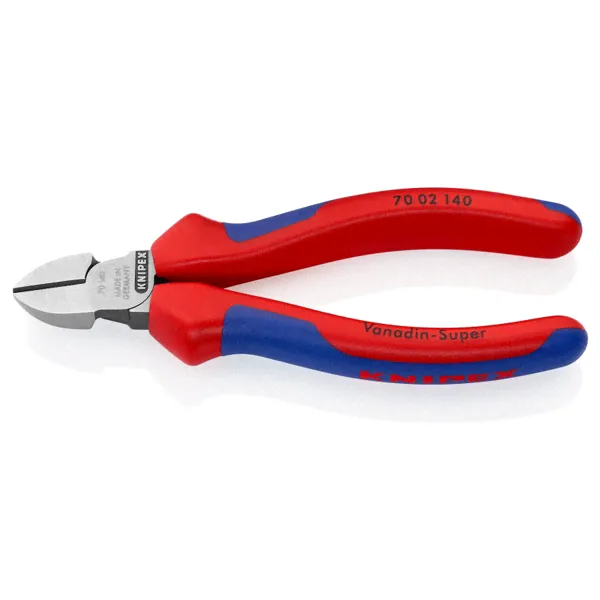 Бокорезы, 140 мм, фосфатированные, двухкомпонентные ручки, KNIPEX KN-7002140