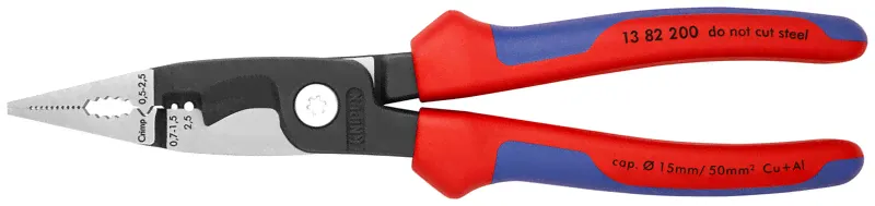 13 82 200 Электромонтажные клещи Knipex арт. KN-1382200